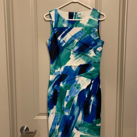 Brush Stroke Scuba Sheath - Picture 1 of 1